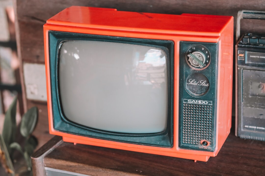 vintage french television broadcast